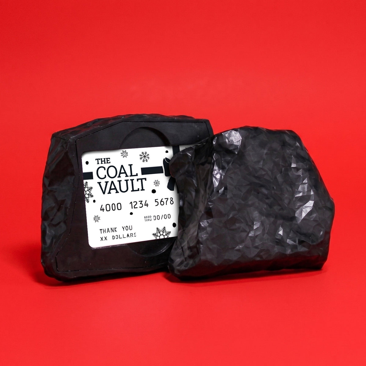 The Coal Vault Isn't a Prank Gift. It's the Best Gift Card Wrapper of the Holidays.